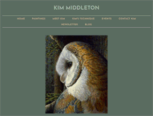 Tablet Screenshot of kimmiddleton.com